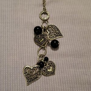 Dangle heart necklace